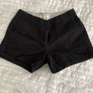 J. Crew Chino Short Black Summer , Size 0, Like new